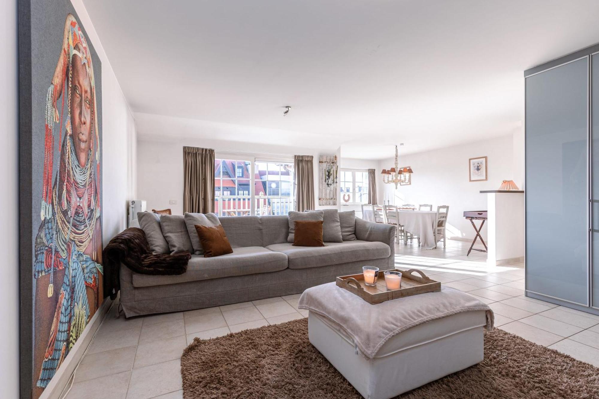 Апартаменти Charming Spacious Duplex Apt With Private Parking In Knokke Екстер'єр фото